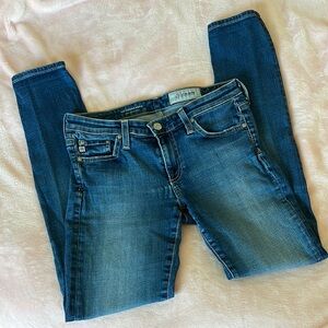 Ag Adriano‎ Goldschmied Blue Skinny Jeans Classic Style